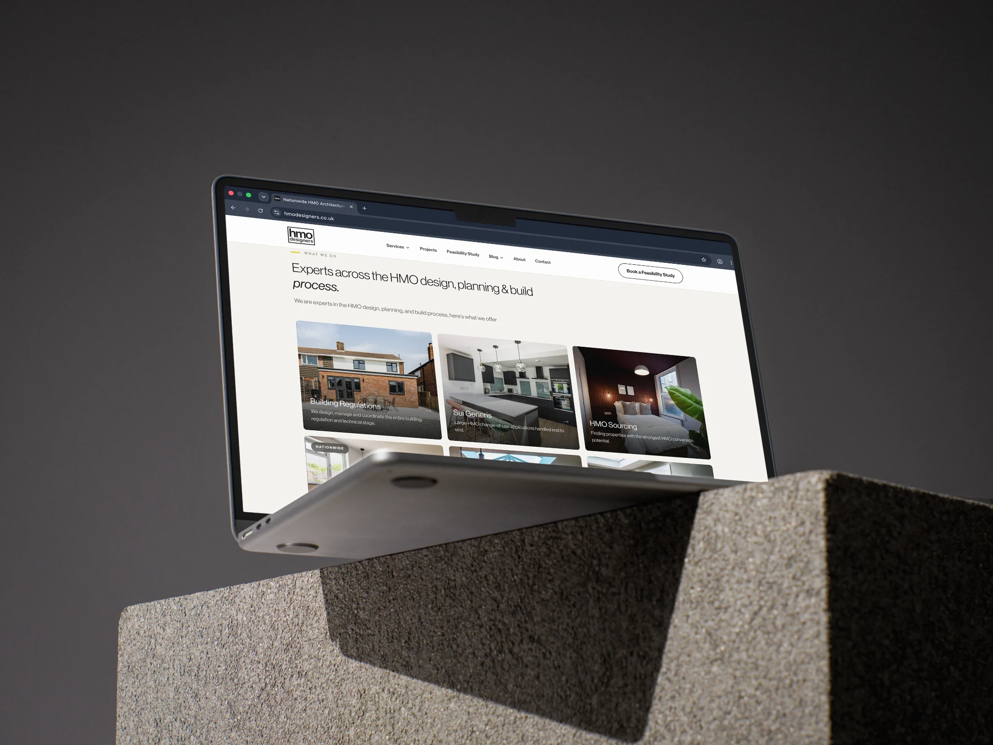 HMO Designers portfolio art, view 1