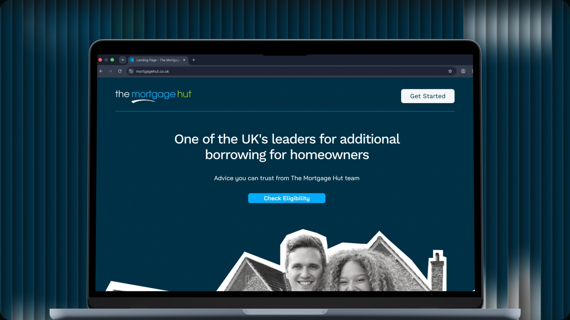 The Mortgage Hut website design, project cover